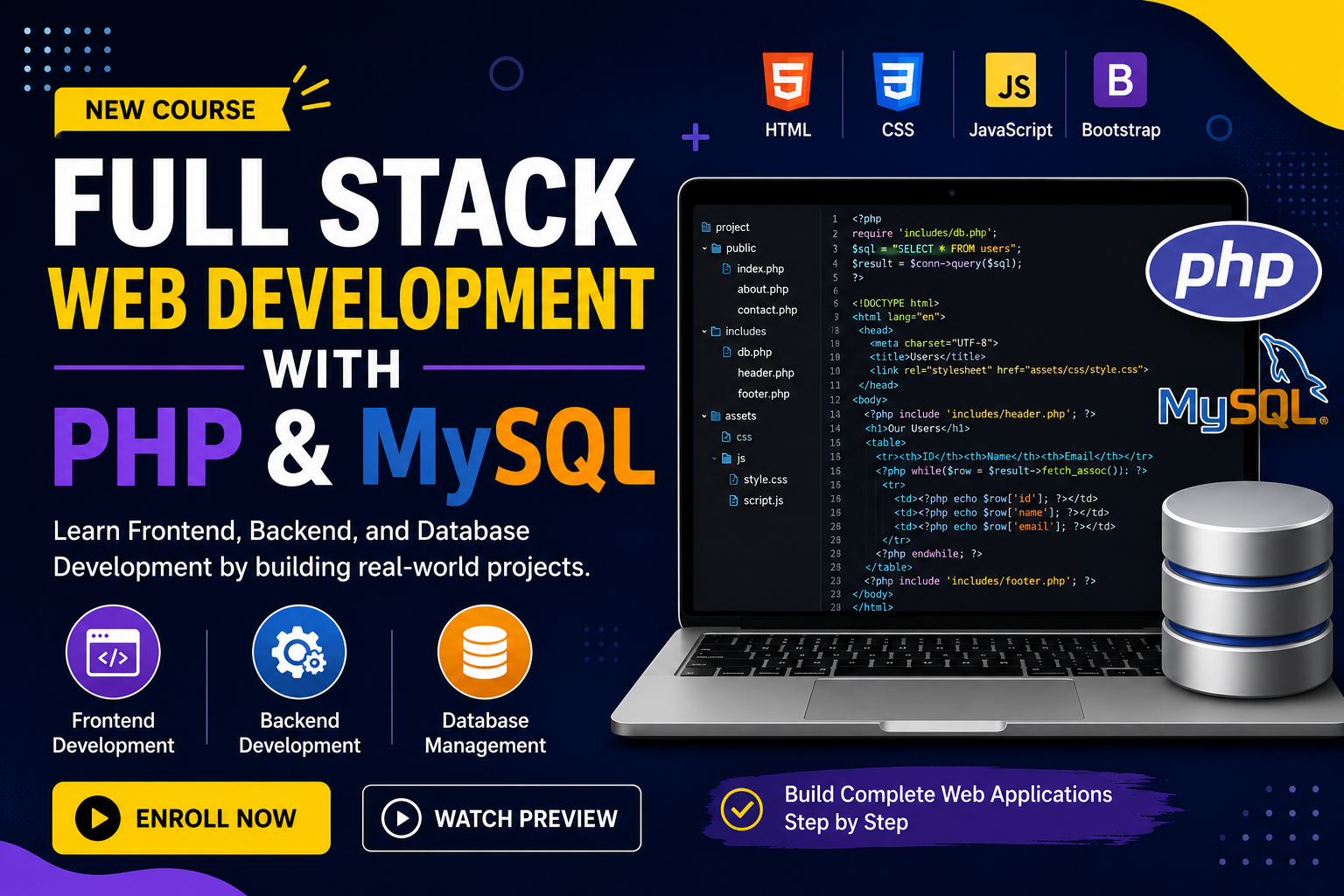 The Complete Full-Stack Web Development Bootcamp